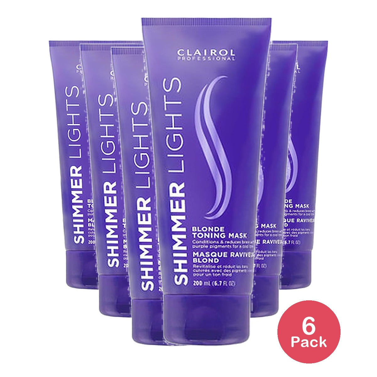 Clairol Shimmer Light Mask 6.76 Oz (Pack of 6)