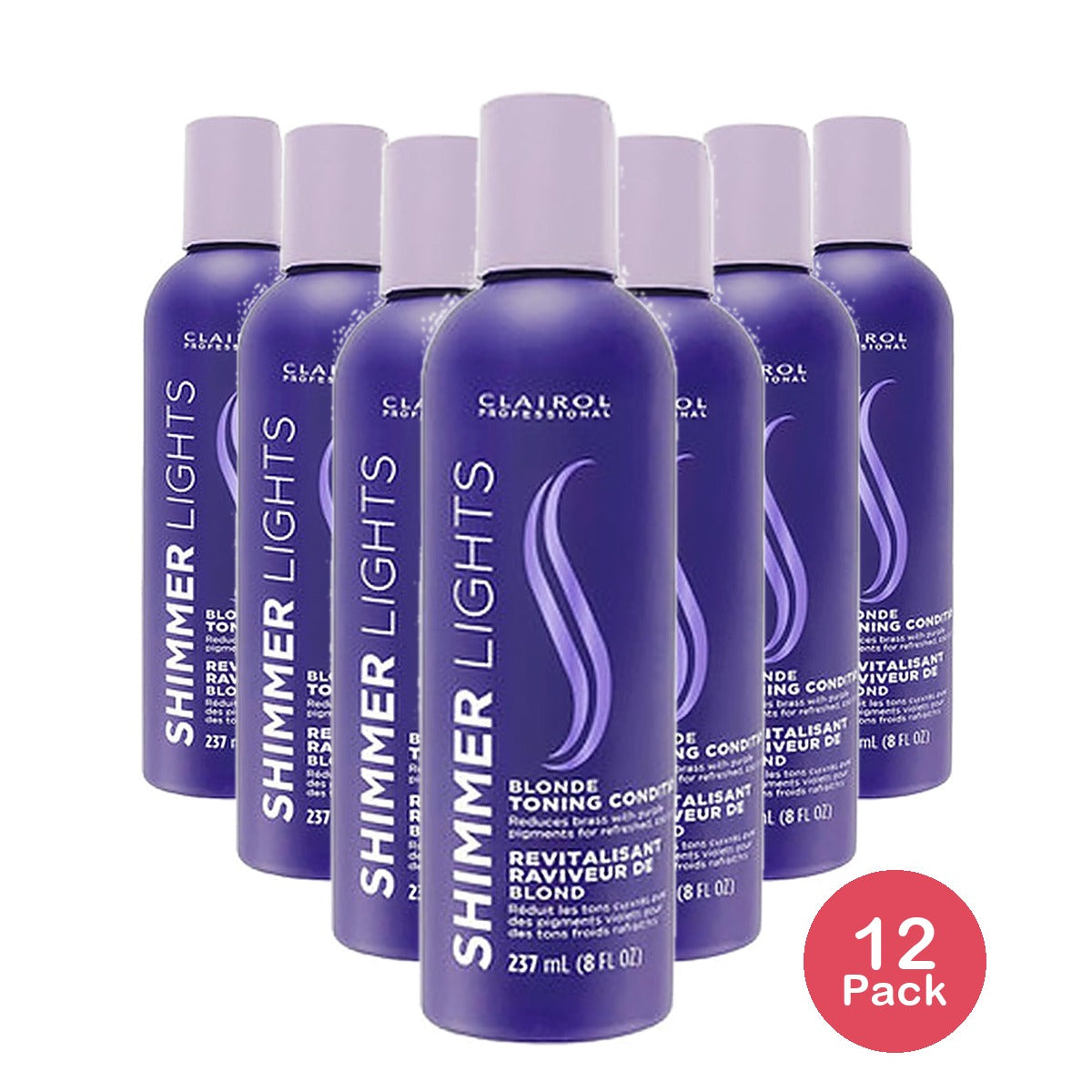 Clairol Shimmer Lights Conditioner 8 Oz (Pack of 12)