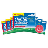 Claritin Liqui-Gels 24 Hour Non-Drowsy Allergy Medicine Loratadine Antihistamin (Pack of 36)