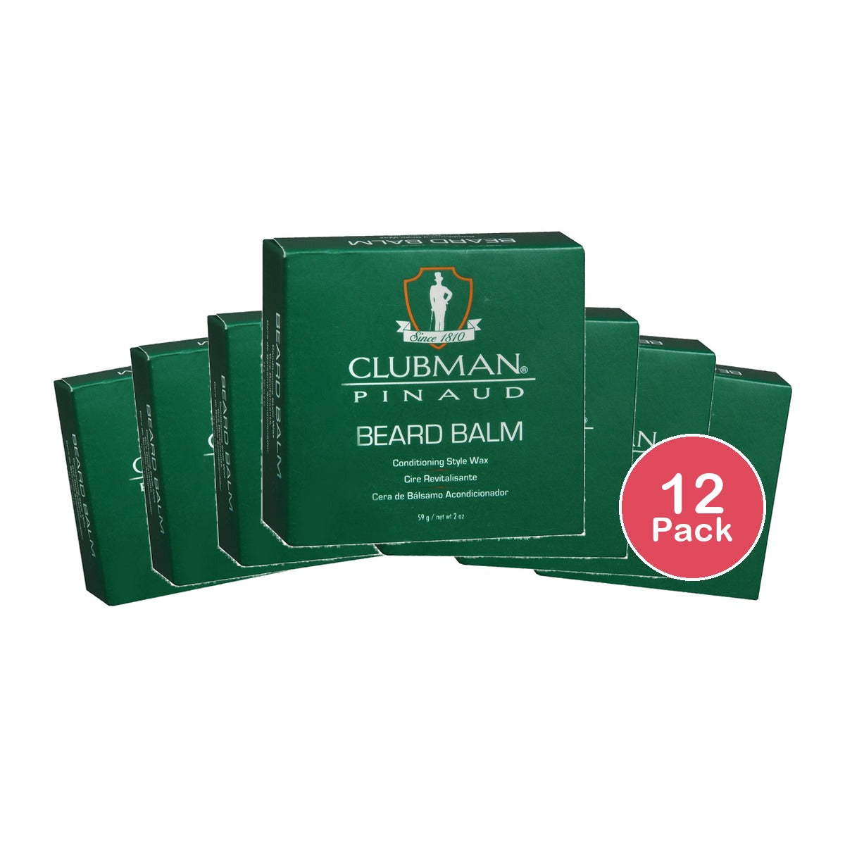 Clubman Pinaud Beard Balm 2 Oz (Pack of 12)