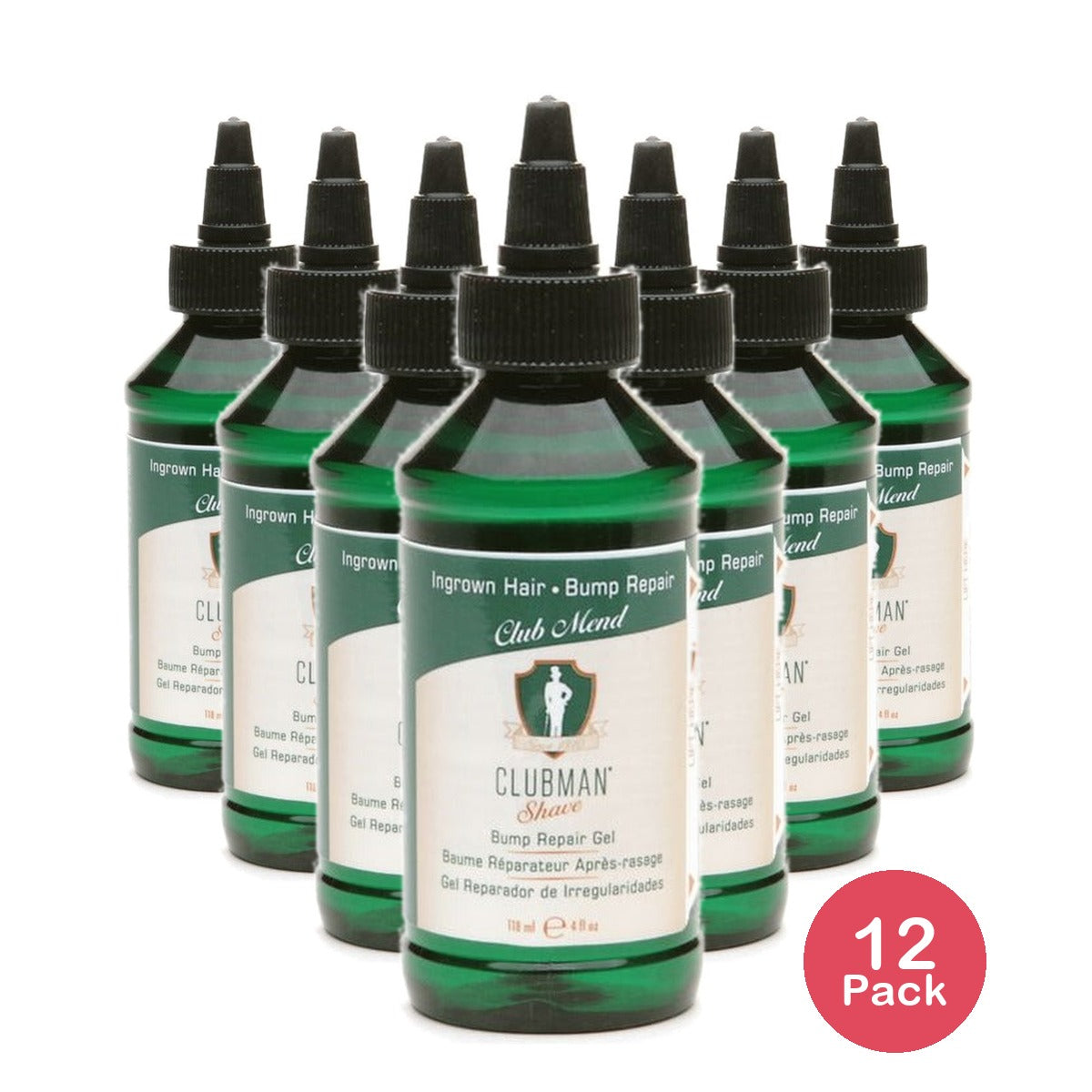 Clubman Pinaud Club Mend Bump Repair Gel 4 Oz (Pack of 12)