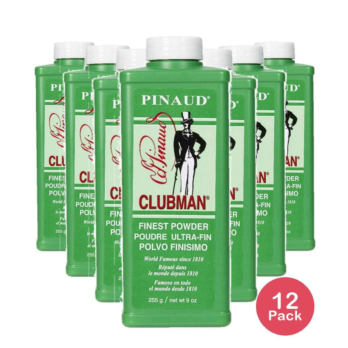 Clubman Pinaud Finest Powder (B006K3SU76) 9 Oz (Pack of 12)