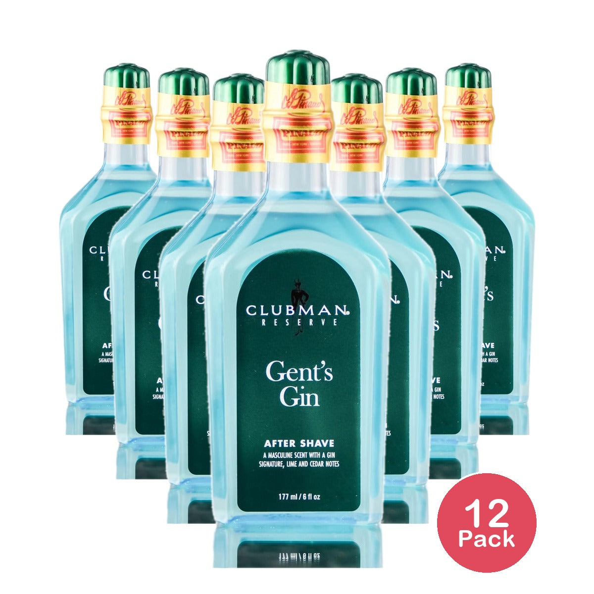 Clubman Pinaud Gent's Gin Aftershave 6 Oz (Pack of 12)