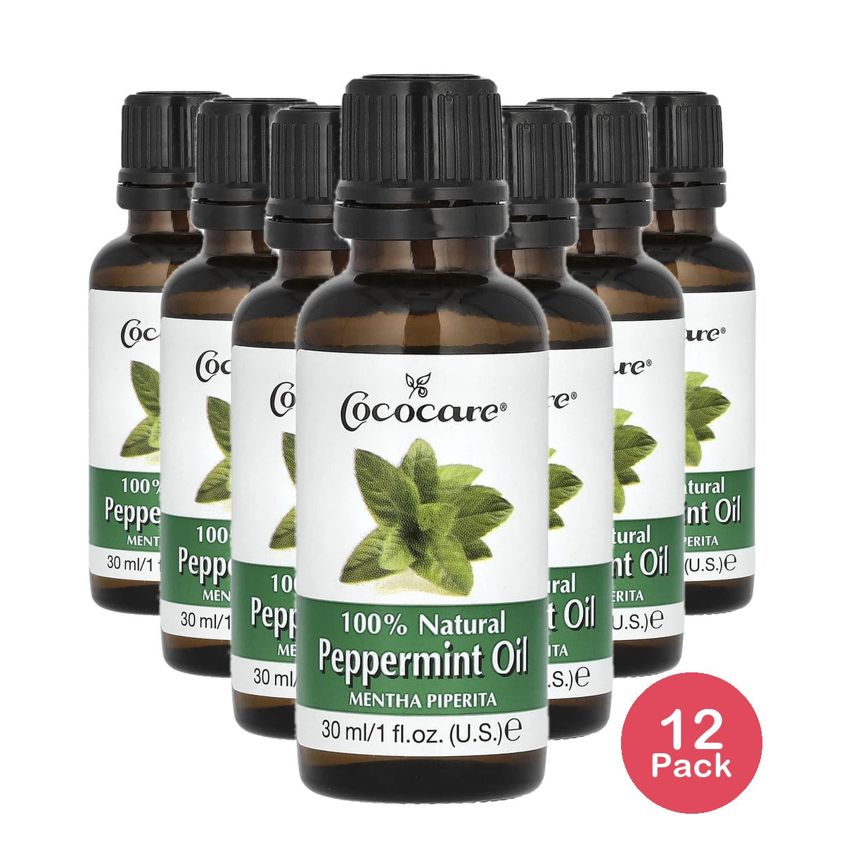 Cococare 100% Natural Peppermint Oil 1 oz (Pack of 12)