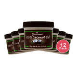 Cococare 100% Pure Coconut Oil - All Natural Coconut Oil for Skin and Hair 4 OZ (Pack of 12)