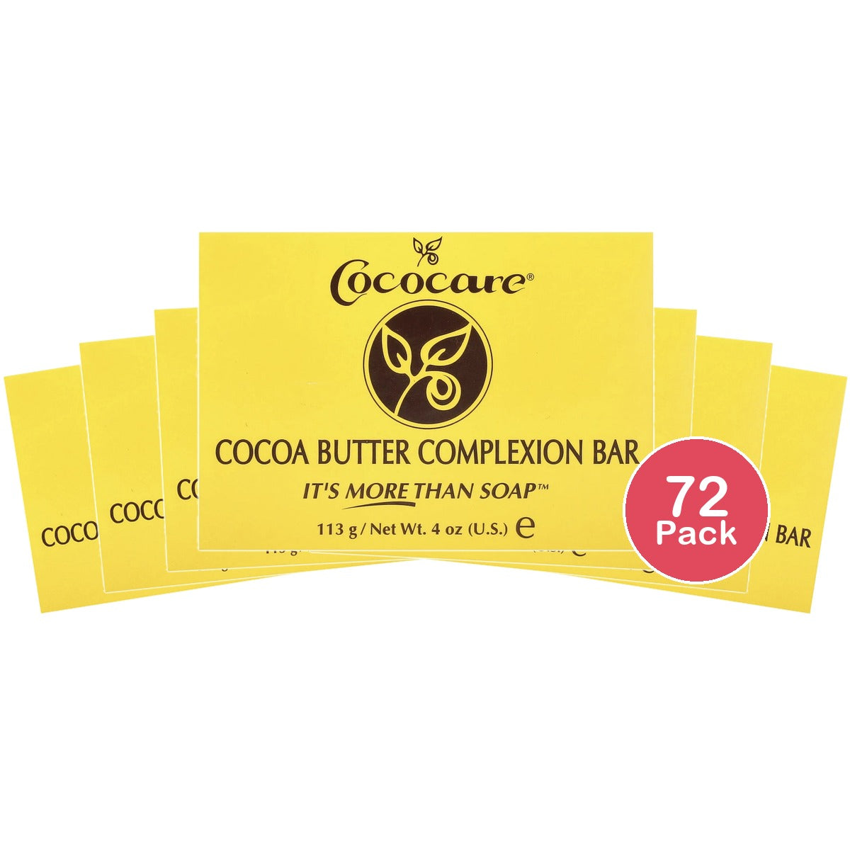 Cococare Cocoa Butter Complexion Bar Soap 4 oz (113 g) (Pack of 72)