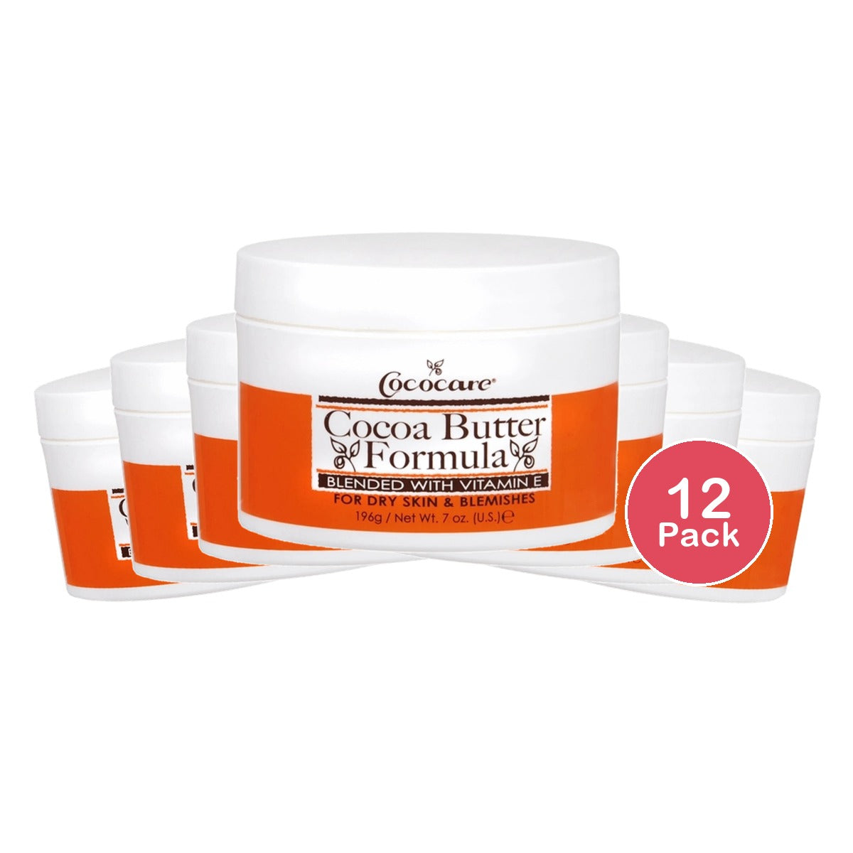 Cococare Cocoa Butter Formula Cream 7 oz (Pack of 12)