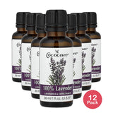 Cococare Lavender Oil 100 Percent Natural, Fluid Ounce 1. Oz (Pack of 12)