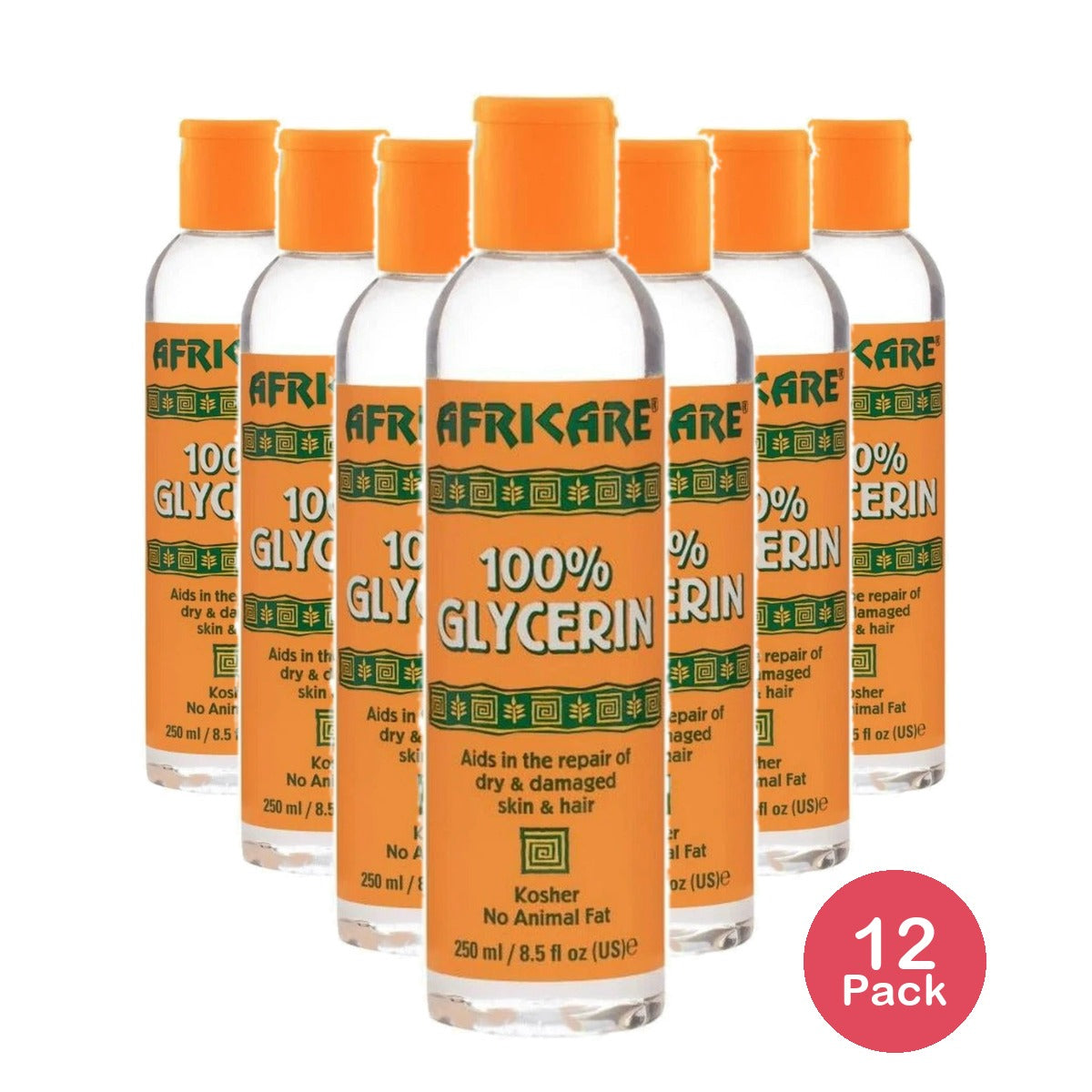 Cococare Products Africare Glycerin 8.5 oz (Pack of 12)