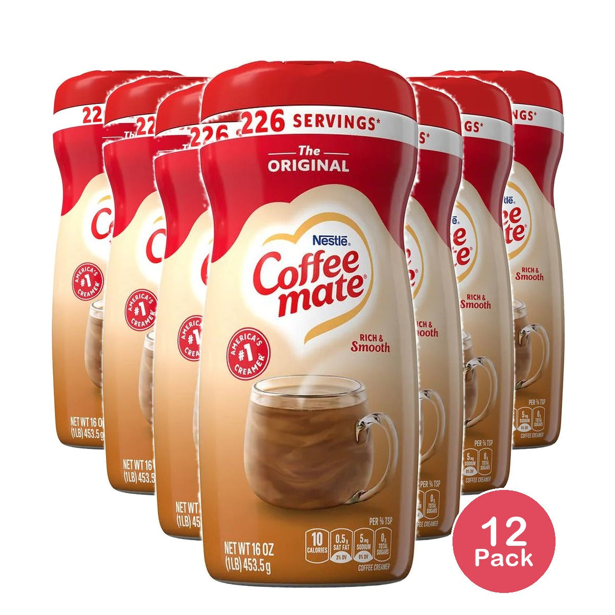 Coffeemate The Original Coffee Creamer 16 Oz (Pack of 12)