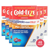 Cold-Eeze Plus Cold and Flu Natural Mixed Berry Flavor Lozenge 3.36oz (Pack of 48)