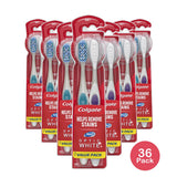 Colgate 360 Optic White Whitening Toothbrush Soft 0.8oz (Pack of 36)