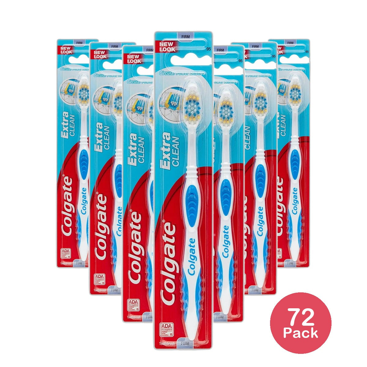 Colgate Extra Clean Toothbrush Firm 3.53oz  (Pack of 72)