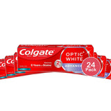 Colgate Optic White Advanced Whitening Toothpaste Icy Fresh 3.2Oz (Pack of 24)