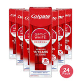 Colgate Optic White Renewal Teeth Whitening Toothpaste 3Oz (Pack of 24)