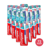 Colgate Plus Adult Toothbrush Medium 0.65oz (Pack of 72)