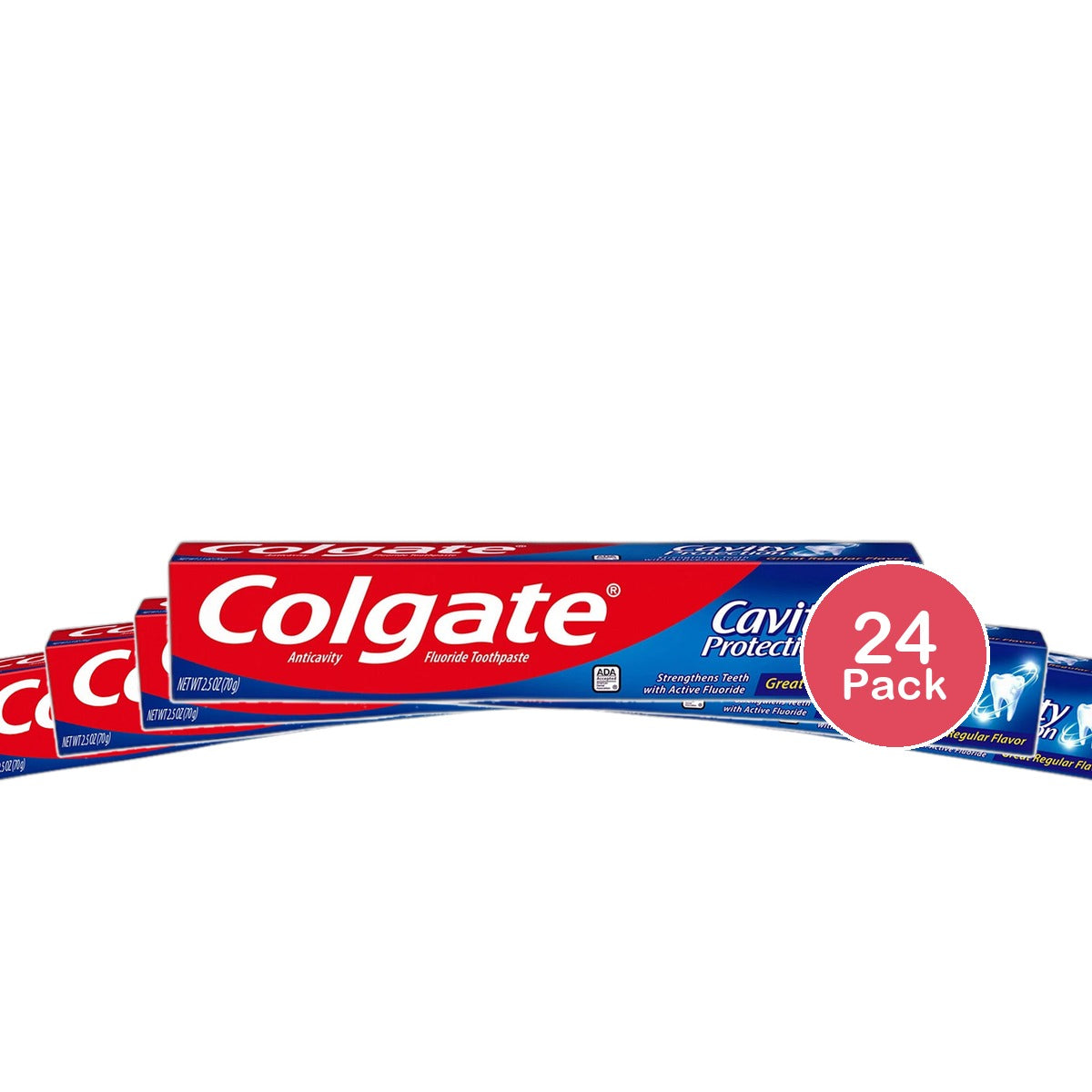 Colgate Toothpaste Regular AntiCavity Protection 2.5Oz (Pack of 24)