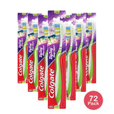 Colgate Zig Zag Deep Clean Adult Toothbrush Medium 0.48 Oz (Pack of 72)