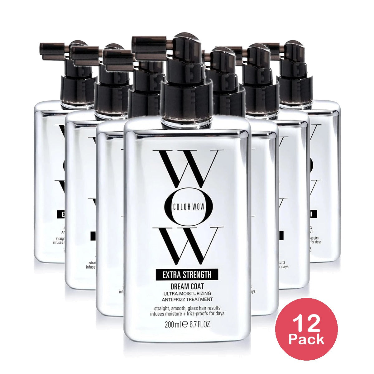 COLOR WOW Extra Strength Dream Coat Ultra-Moisturizing Anti-frizz Treatment 6.7 Oz (Pack of 12)