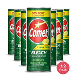 Comet Lemon Fresh Disinfectant Cleanser with Bleach - 21 OZ (Pack of 12)