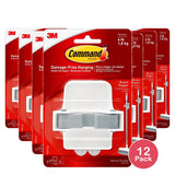Command Broom and Mop Gripper White (Pack of 12)