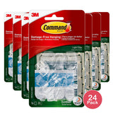 Command Outdoor Light Clips Clear 16 Count (Pack of 24)