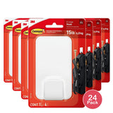 Command X-Large Single Hook White 15lb (Pack of 24)