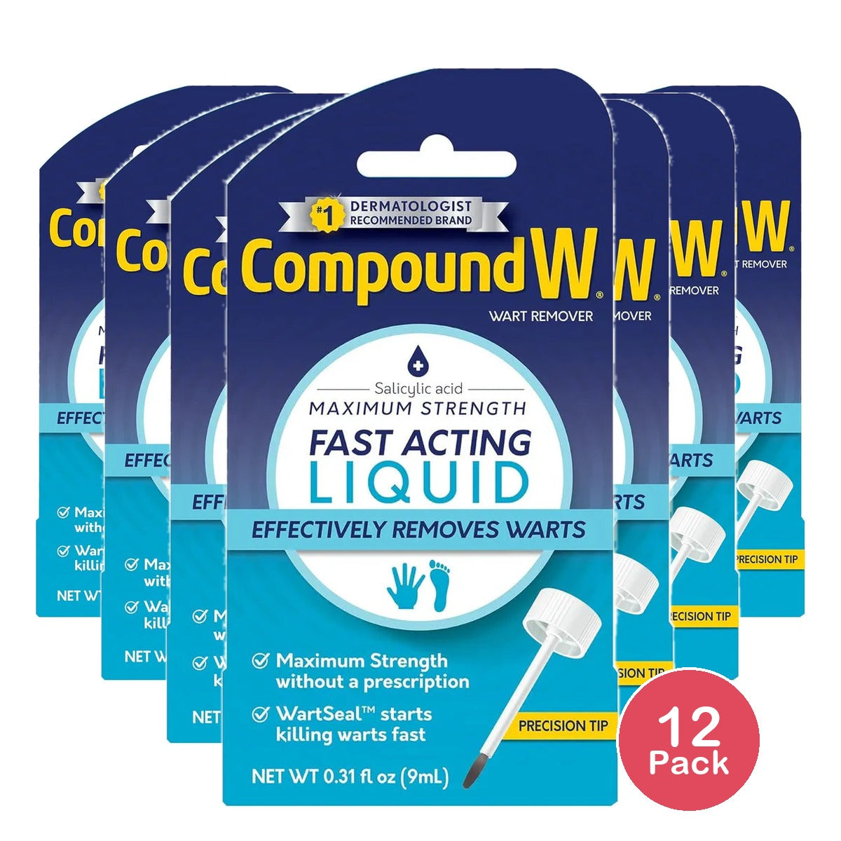 Compound W Liquid Wart Remover 0.31Oz (Pack Of 12)