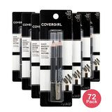 Cover Girl Brow And Eye Makers Brow Shaper And Eyeliner Midnight Black #500 0.48Oz (Pack of 72)