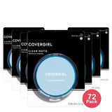 Cover Girl Clean Matte Pressed Powder Oil Control Medium Light #535 0.44Oz (Pack of 72)