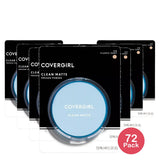 Cover Girl Clean Oil Control Pressed Powder Classic Ivory #510 0.44Oz (Pack of 72)