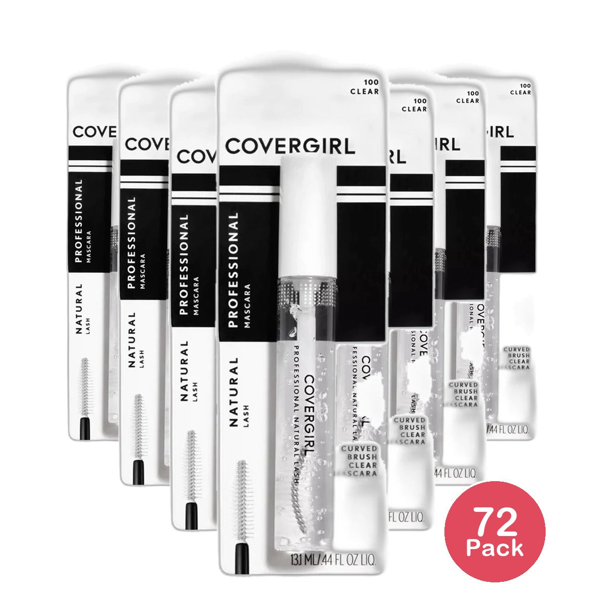 Cover Girl Professional Natural Lash Mascara 0.44Oz (Pack of 72)