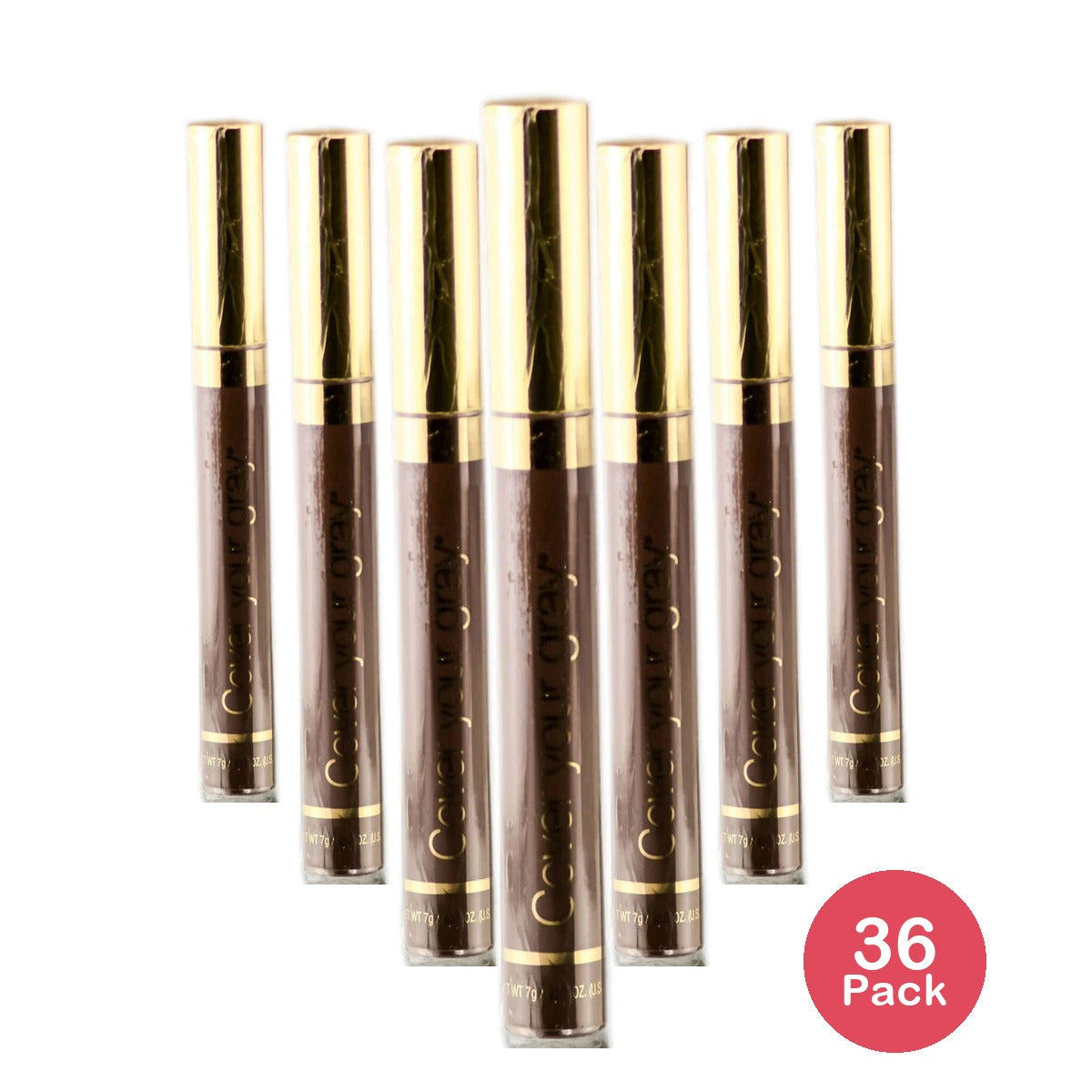 Cover Your Gray Brush-in Wand Medium Brown 0.25 OZ (Pack of 36)