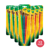 Crayola Paintbrush 4 Count 0.64Oz (Pack Of 12)