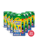 Crayola Pip-Squeaks Washable Skinnies Set 16-Colors 3.52oz (Pack of 24)