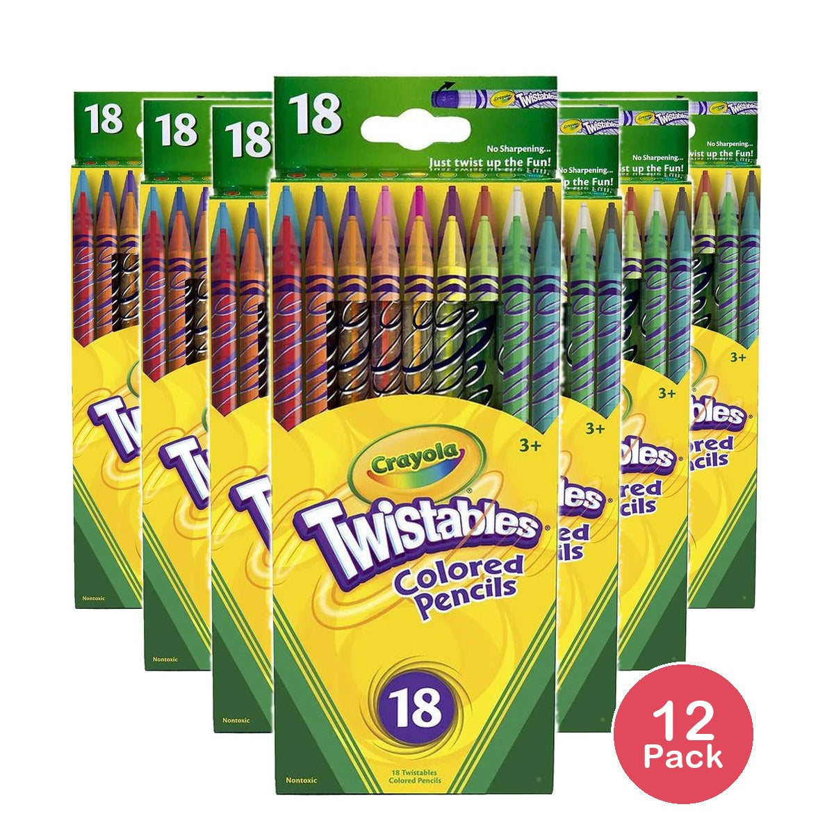 Crayola Twistable Colored Pencils 18ct (Pack of 12)