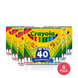 Crayola Ultra Clean Washable Markers 40 Ct 0.704Oz (Pack Of 6)