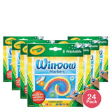 Crayola Washable Window Markers (Pack Of 24)