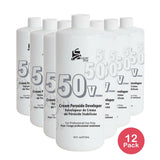 Cream Peroxide Developer 50 Volume (16 Oz) By Super Star (MRN50504) Hair Care (Pack of 12)