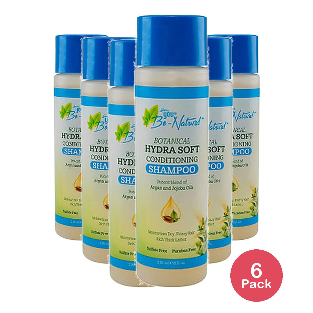 Create Basics You Be Natural Strait Hydra Shampoo 8 Oz (Pack of 6)