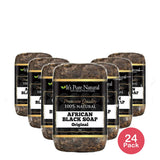 Create Its Pure Natural African Black Soap Bar 5 Oz (Pack of 24)