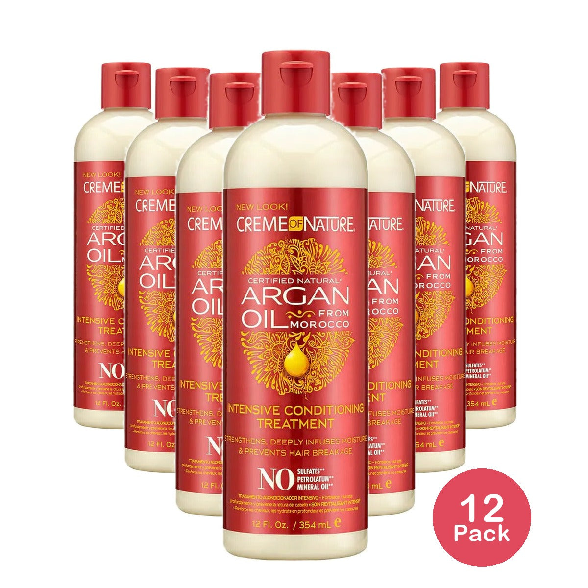 Creme of Nature Argan Oil Intensive Treatment 12 Oz (Pack of 12)