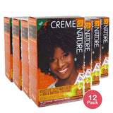 Creme of Nature Moisture-Rich Permanent Hair Color Jet Black (Pack of 12)