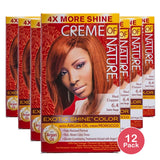 Creme of Nature Permanent Hair Color Red Copper 6.4, 1.0 CT (Pack of 12)