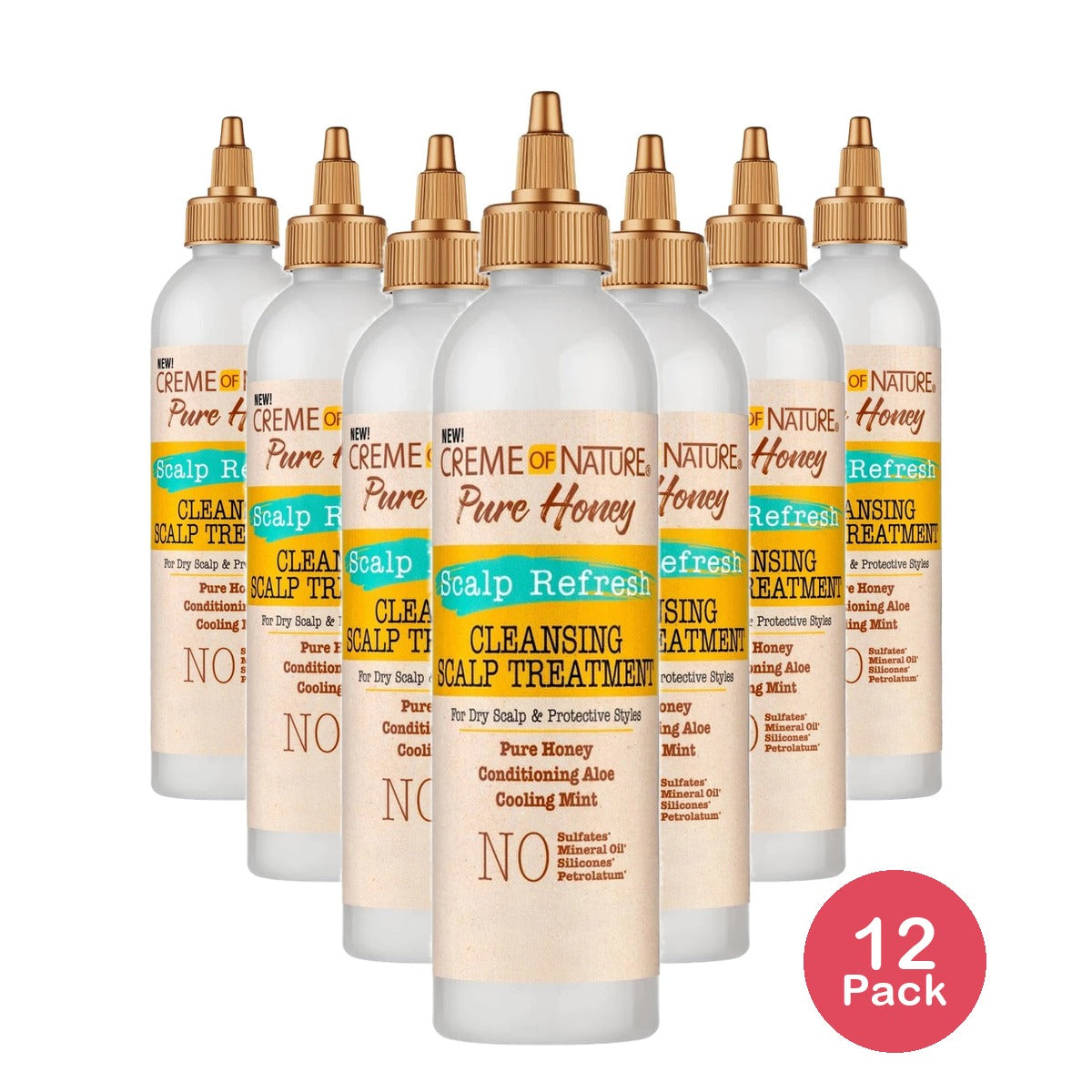 Creme of Nature Pure Honey Scalp Refresh 8 Oz (Pack of 12)