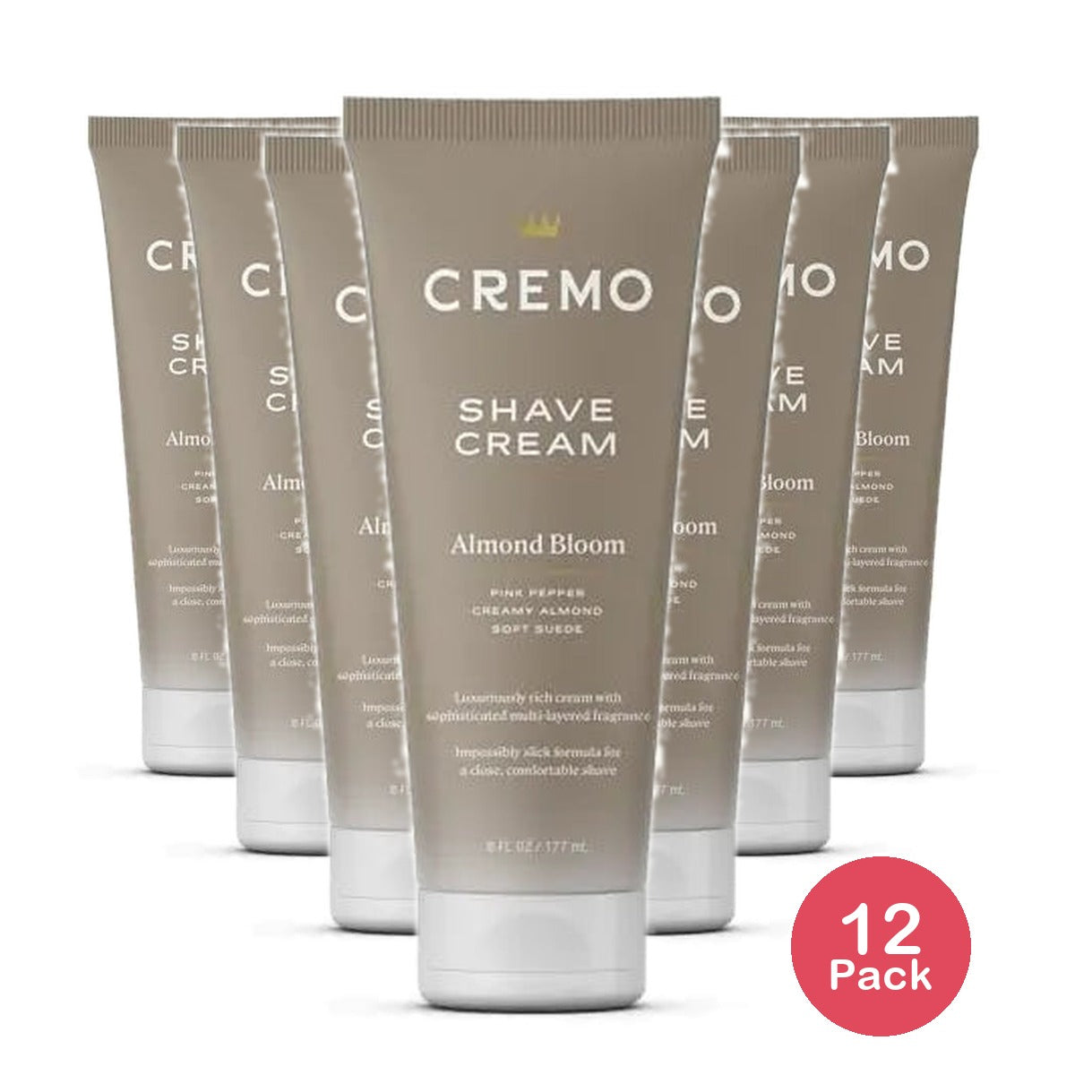Cremo Almond Bloom Shave Cream 6 OZ (Pack of 12)