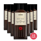 Cremo Body Wash Men Notes of Italian Bergamot Neroli Blossom and Fresh Vetiver Rich-Lathering Italian Bergamot 16 Fl Oz (Pack of 12)