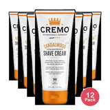 Cremo Sandalwood Shave Cream 6 oz (Pack of 12)