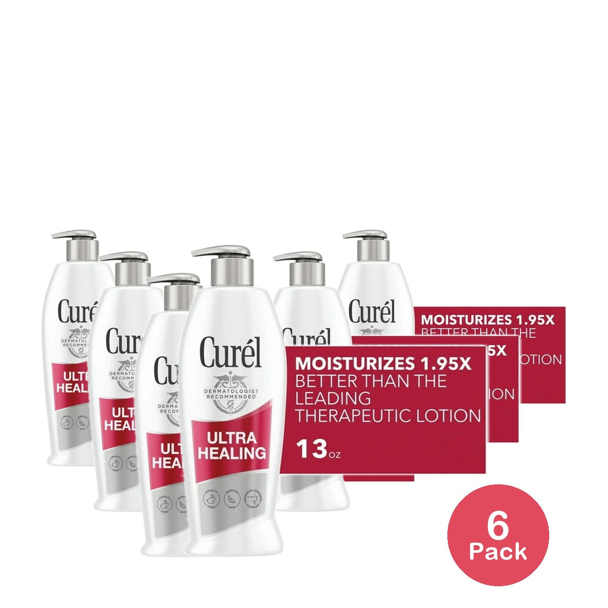Curél Ultra Healing Intensive Fragrance-Free Lotion Extra-Dry Skin Sensitive S13 oz (Pack of 6)