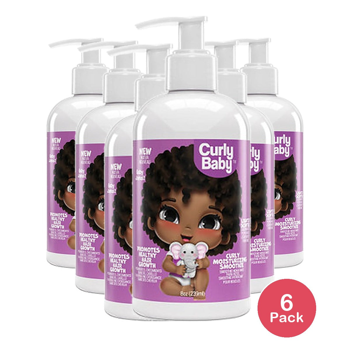Curly Baby Smooth Baby Jamal 8 Oz (Pack of 6)